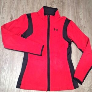 Under Armour Full Zip Fleece Jacket Cold Gear Womans Size XSmall